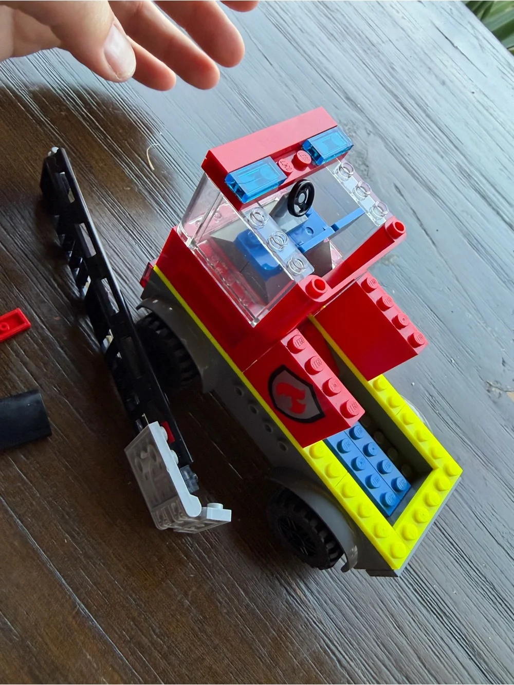 Lego City Fire Engine with Ladder, Firefighter Toy Vehicle Gift for Kids 60463